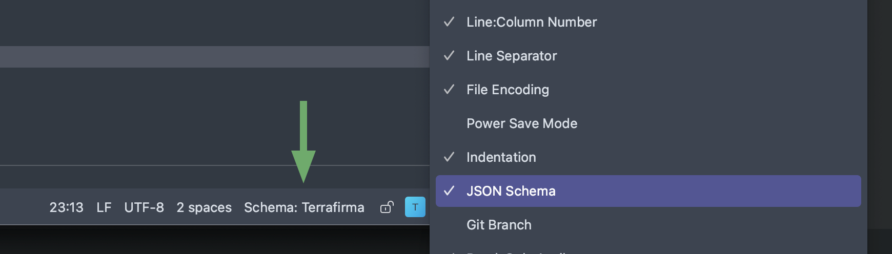 How to enable jsonschema in IntelliJ IDEA